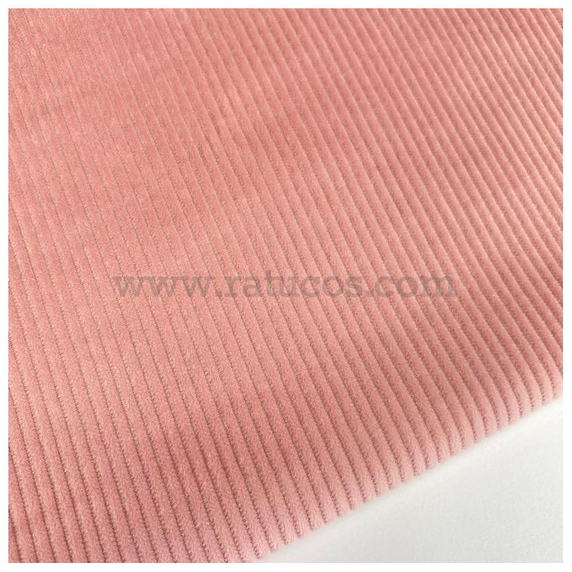 tecido veludo canelado rosa nude série algodão
