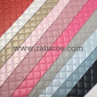 PIQUE CANUTILLO PLASTIFICADO MATE Y ACOLCHADO BEIGE